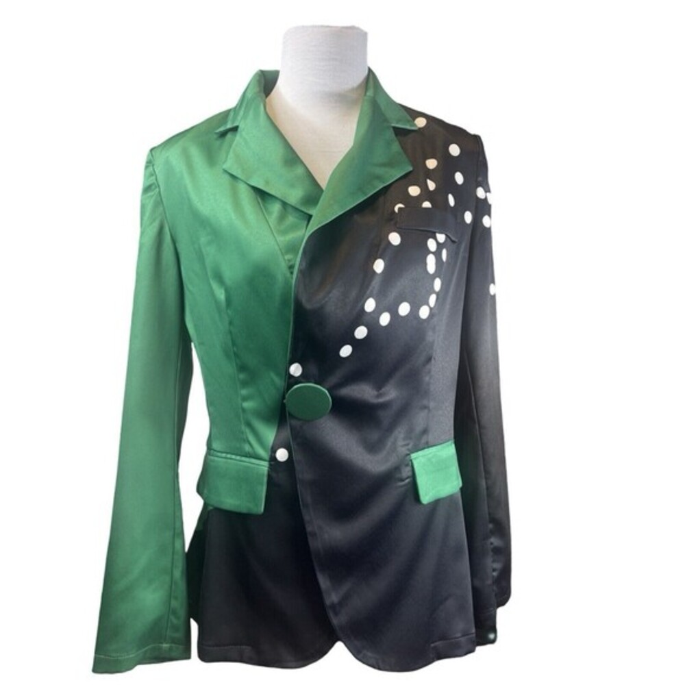 NEW Koandaily Green&black Blazer/jacket size L For Women for Costplay/costume
